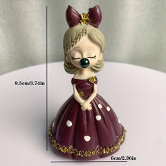 Nordic Style Girl Ornaments Living Room Home Decoration Resin Crafts