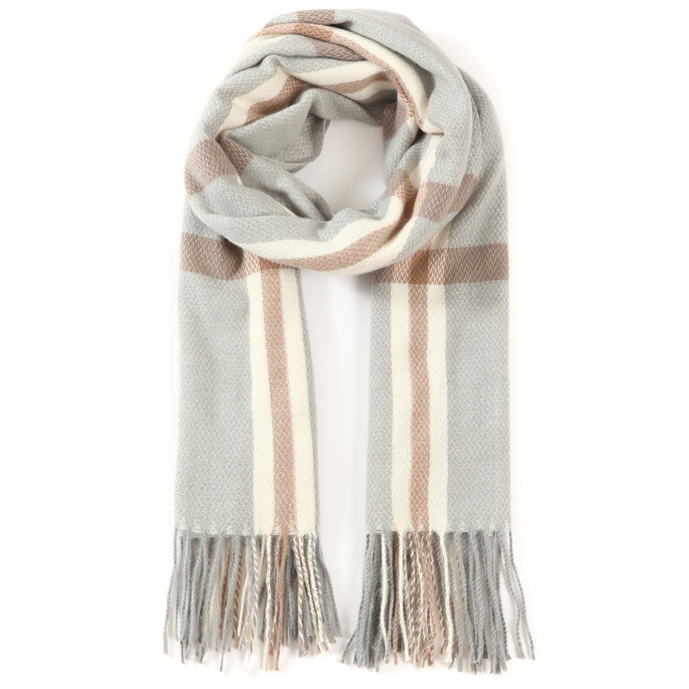 Striped Thermal Scarf