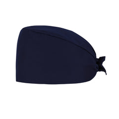 Solid Casual Work Cap Nurse Hats Elastic Lace Up Cap Adjustable