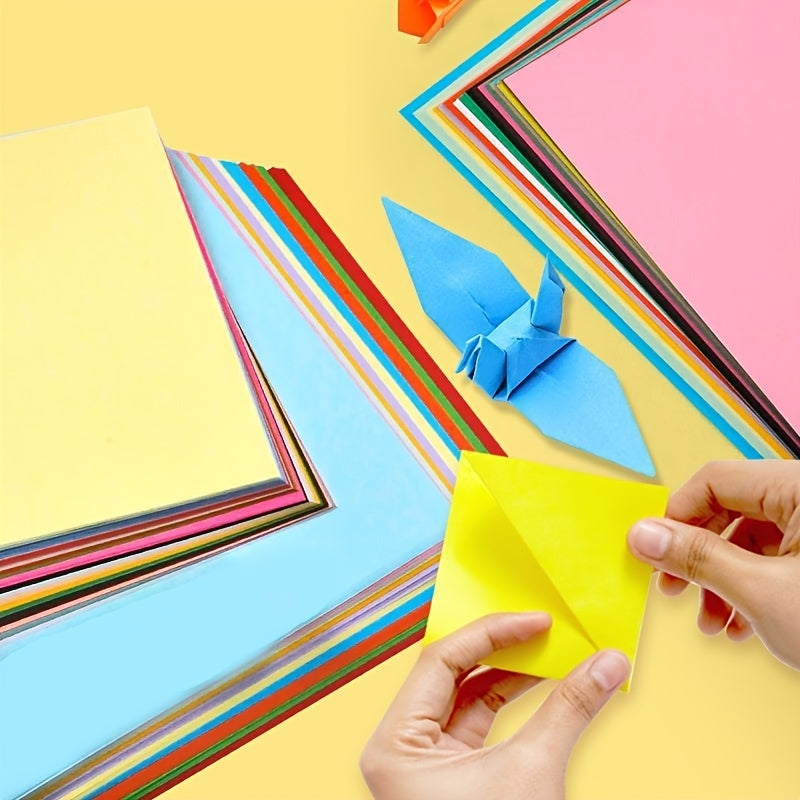 100 Colorful Origami Paper for Cranes & Crafts