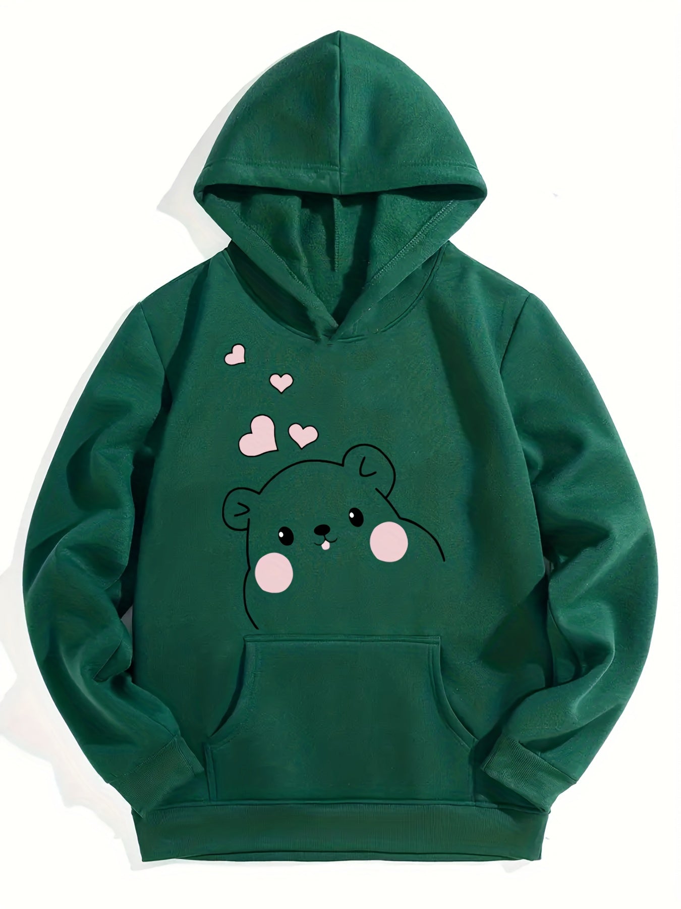 Girls Bear Pattern Smart Hoodie for Halloween Party