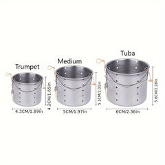 Stainless Steel Bait Cage Cup Sinking Feeder Fishing Accessory