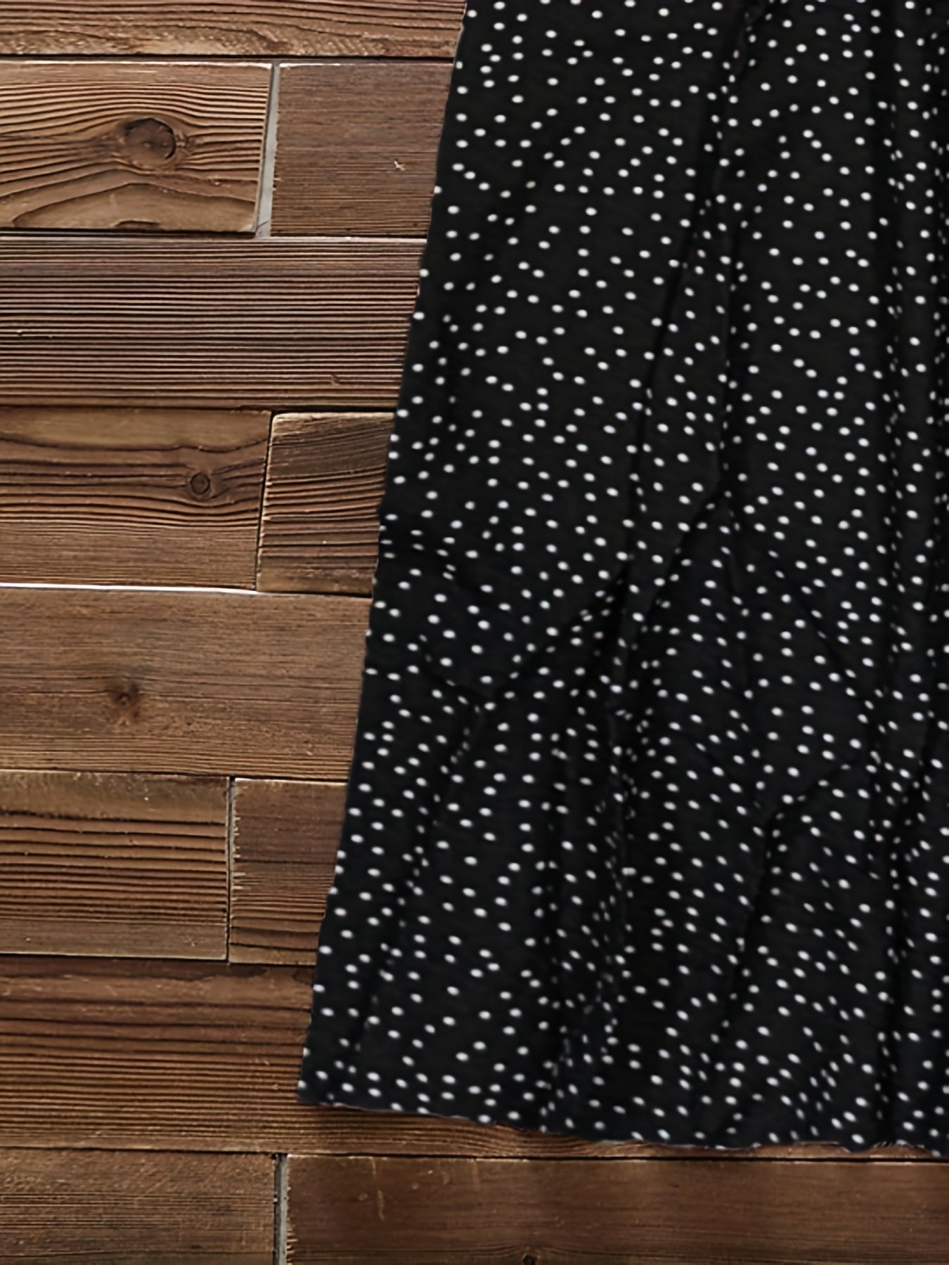 Women's Plus Colorblock Dot Print V Neck Maxi Dress