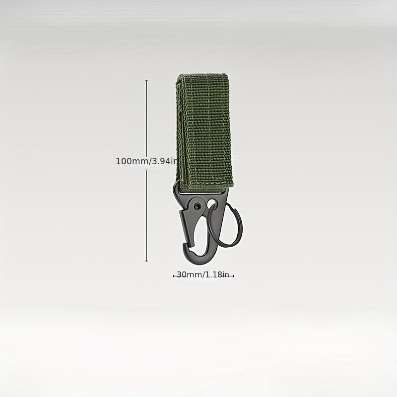 Durable Webbing Buckle Keychain for Outdoors