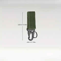 Durable Webbing Buckle Keychain for Outdoors