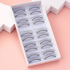 10 Pair 8mm Practice Eyelash Extensions Strips for Training