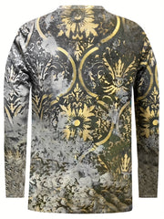Crew Neck Sweatshirt All Over Print Women's Clothing