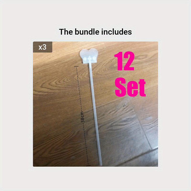Aluminum Film Balloon Handle Set for DIY 30-48cm Cartoon Balloon