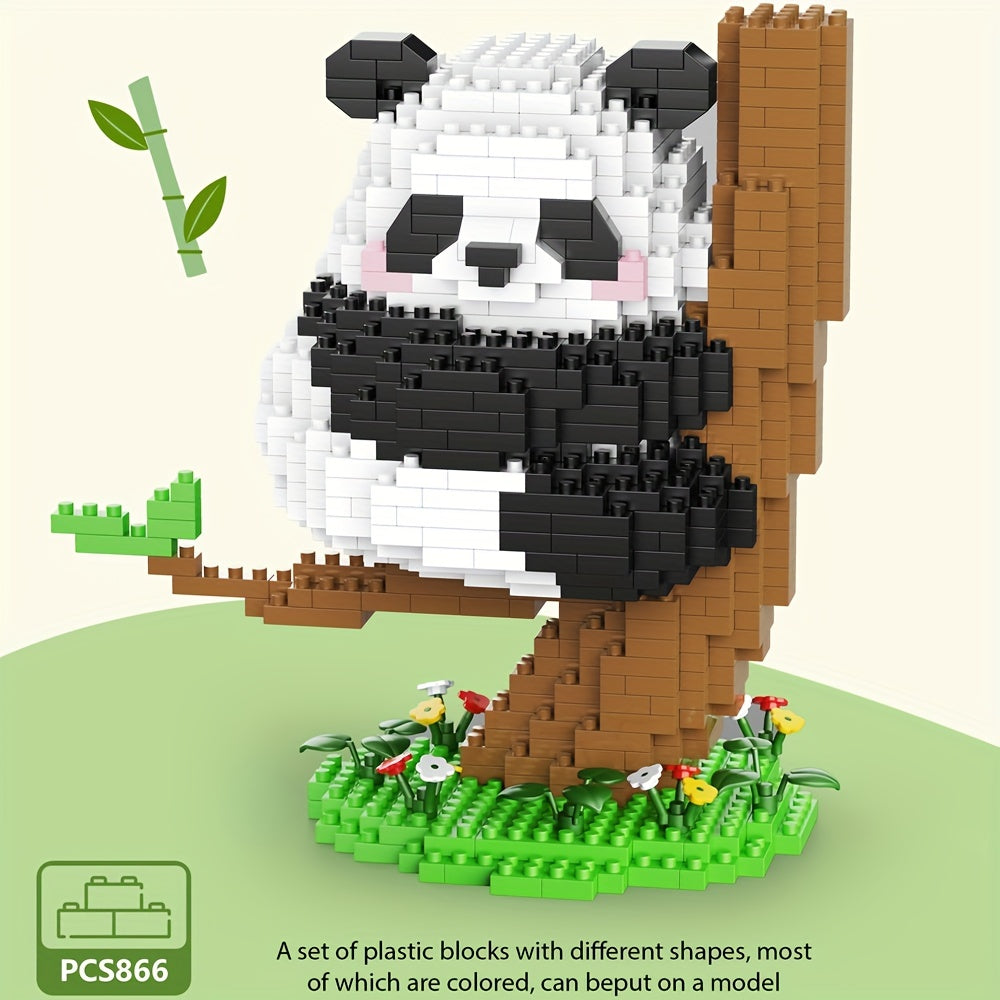 Chinese Style Panda Building Blocks Toy Set