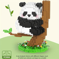 Chinese Style Panda Building Blocks Toy Set