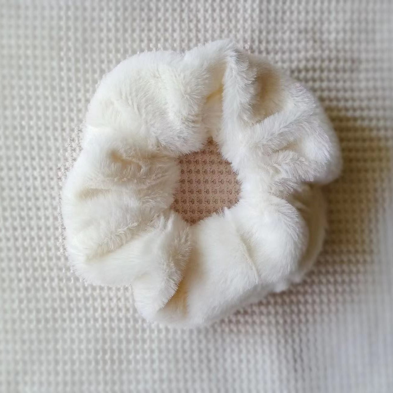 Girls Plush Scrunchie Hair Tie Solid Hair Rope Hair Bands Hair Accessories
