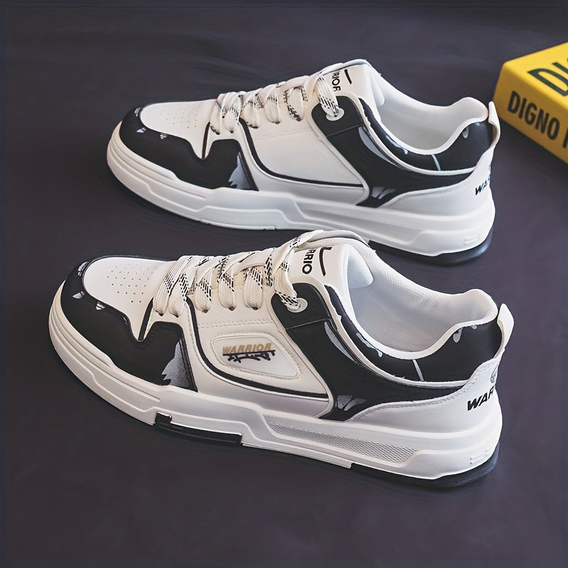 Men's Lace up Sneakers Skate Shoes With Good Grip