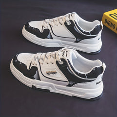 Men's Lace up Sneakers Skate Shoes With Good Grip