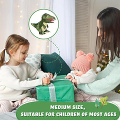 6pcs Dinosaur Hand Puppets Realistic Plush Dino Puppet Set for Kids