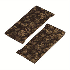 Vintage Inspired Brown Headband for Sports & Casual Wear