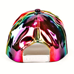 Laser Rainbow Baseball Cap Hip Hop Sun Hat - LGBT Pride