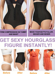 Zipper Shaping Panties Tummy Control Compression Panties Lift & Shape Buttocks