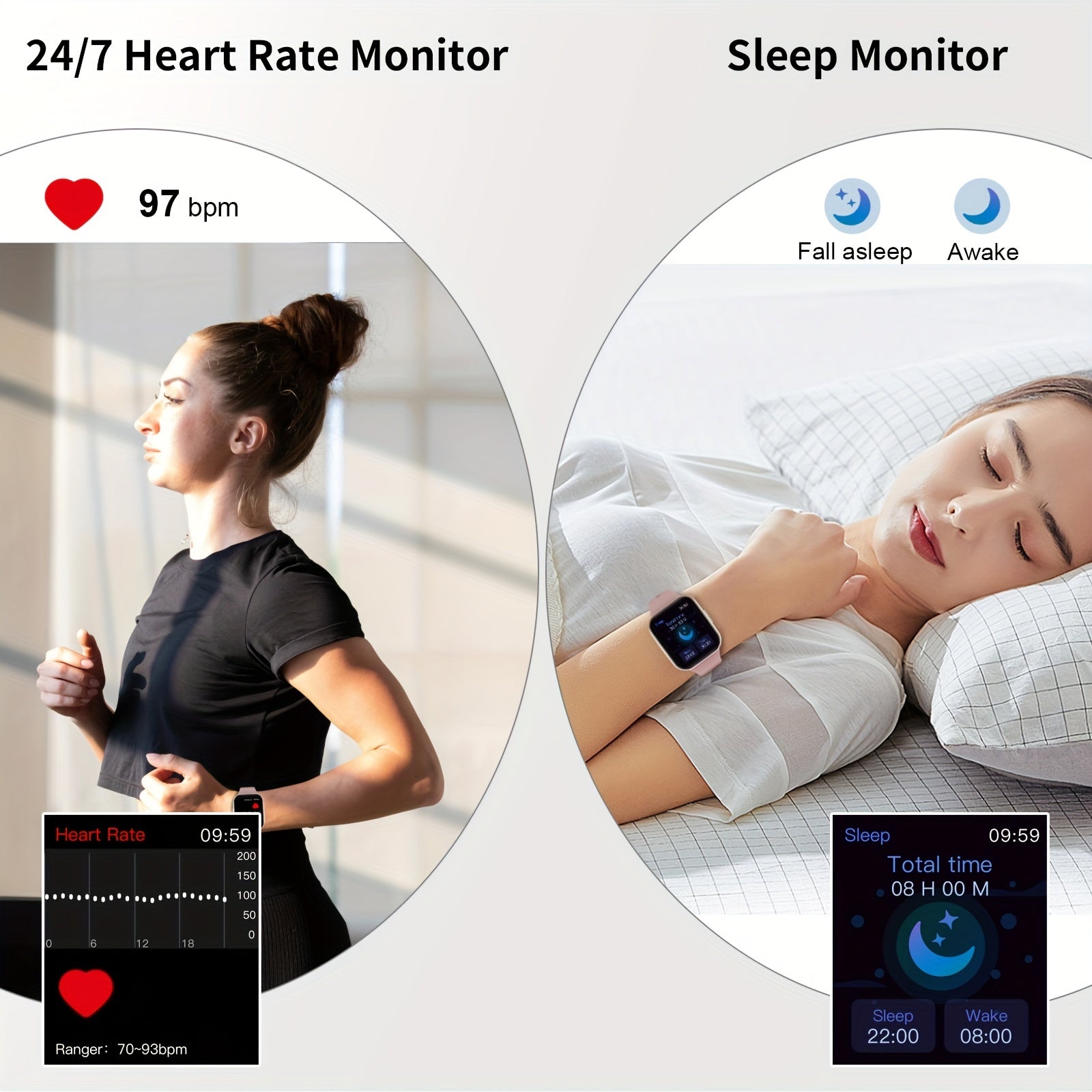 Fitness Tracker Watch 4 Touch Smartwatch Fitness Watch With Pedometer