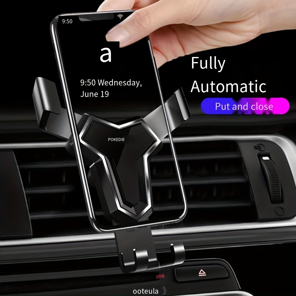 Car Phone Bracket Gravity Sensing Navigation Holder