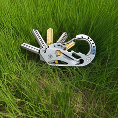 Stainless Steel Carabiner Key Clip for Outdoor Adventures