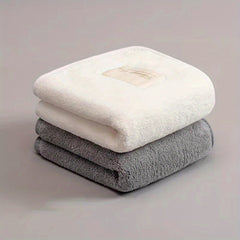 2pcs Soft Cotton Towels Highly Absorbent Wash Cloths for Kids & Baby