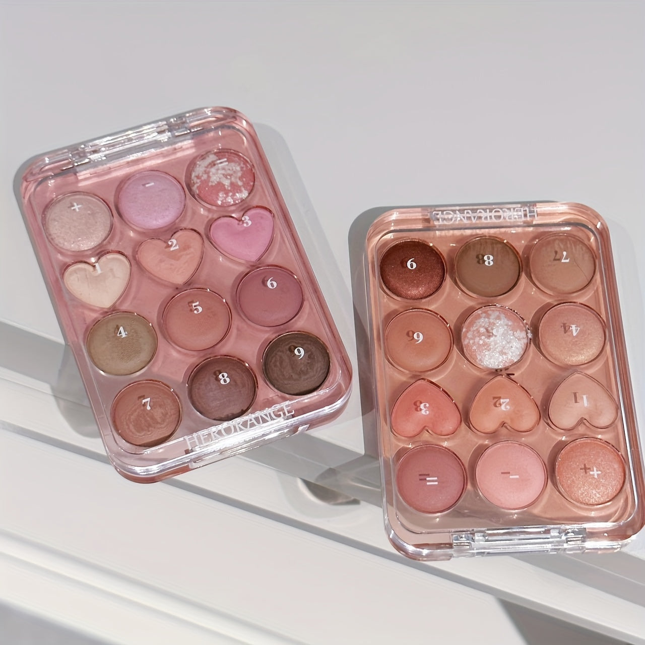 Waterproof Matte Eyeshadow Palette with Glitter Sequins