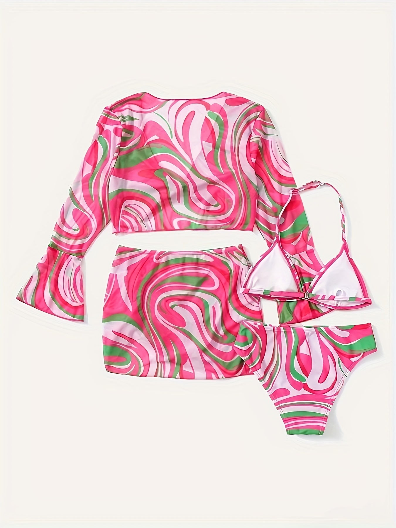 Girls Bikini Swimsuit Set Beach Summer Clothing