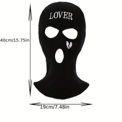Mens Broken Love LOVER 666 Three Hole Mask Cycling Helmet Balaclava Mask
