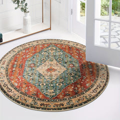 Boho Tribal Area Rug Soft Living Room Mat Vintage Washable Indoor Floor Carpet