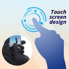 Winter Touch Screen Waterproof Knit Gloves for Men Women Anti Slip Thermal Warm