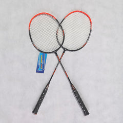 Iron Alloy Badminton Racket + 3-Layer Oxford Bag