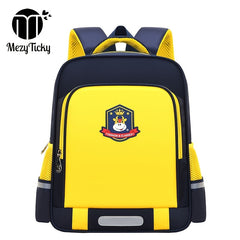 MezyTicky Kindergarten Boys Backpack British Style Schoolbag