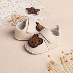 Cartoon Bear Baby Girls Sneakers Non Slip Shoes