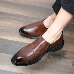 Men's Pointed Toe Loafers Lightweight Slip On Shoes