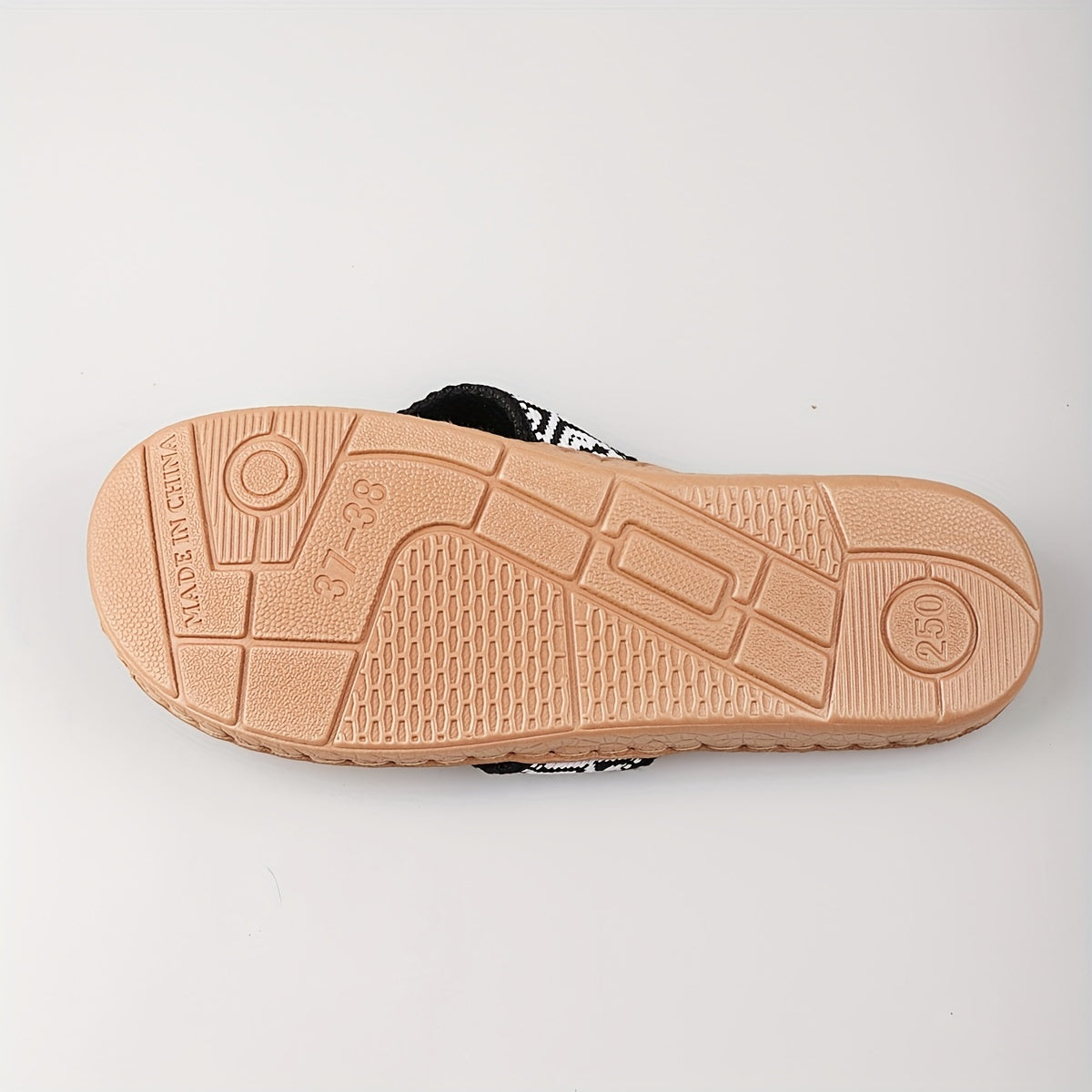 Women's Braided Straps Flip Flops Linen Sole Flat Beach Shoes