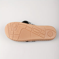 Women's Braided Straps Flip Flops Linen Sole Flat Beach Shoes