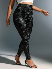 Ombre High Rise PU Leather Party Pants