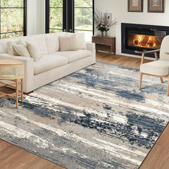 Splash Ink Style Thick Carpet, Faux Cashmere, 1.8kg/m2