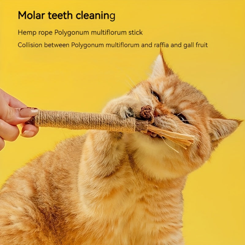 3-Pack Cat Chew Sticks Kitten Teeth Cleaning Toys