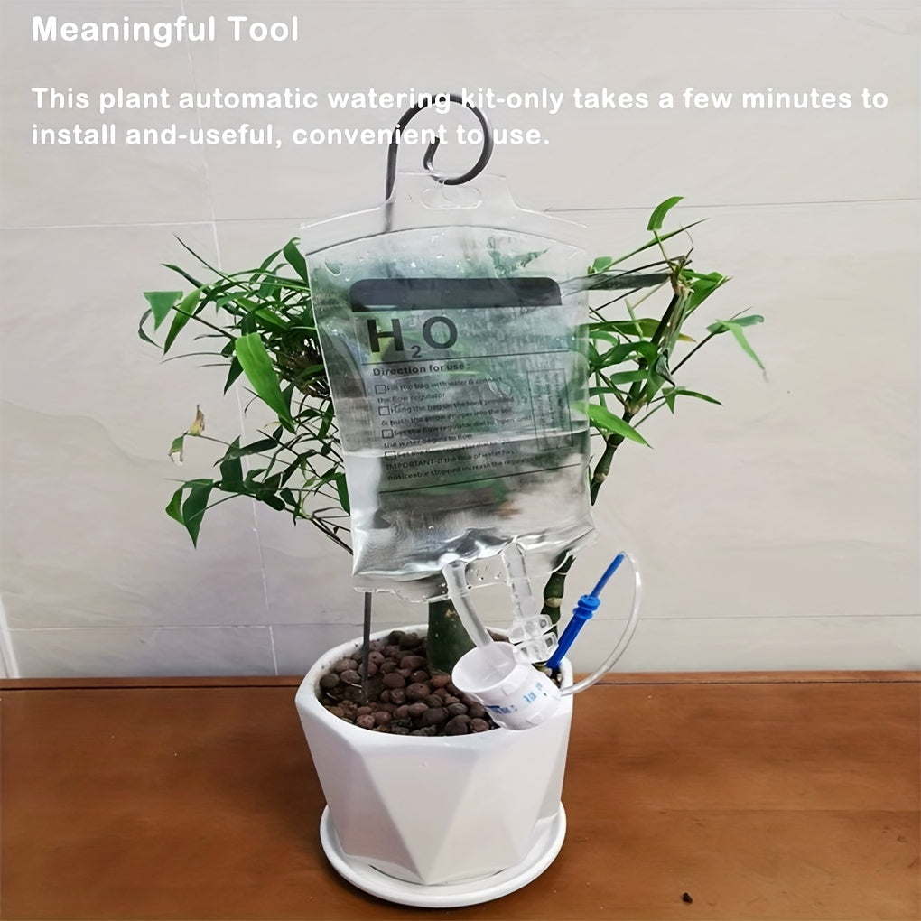 Automatic Watering Device For Potted Plants 350ml Flower Drip Bag Watering