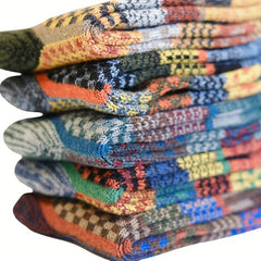 Vintage Casual Men's Warm Outdoor Socks