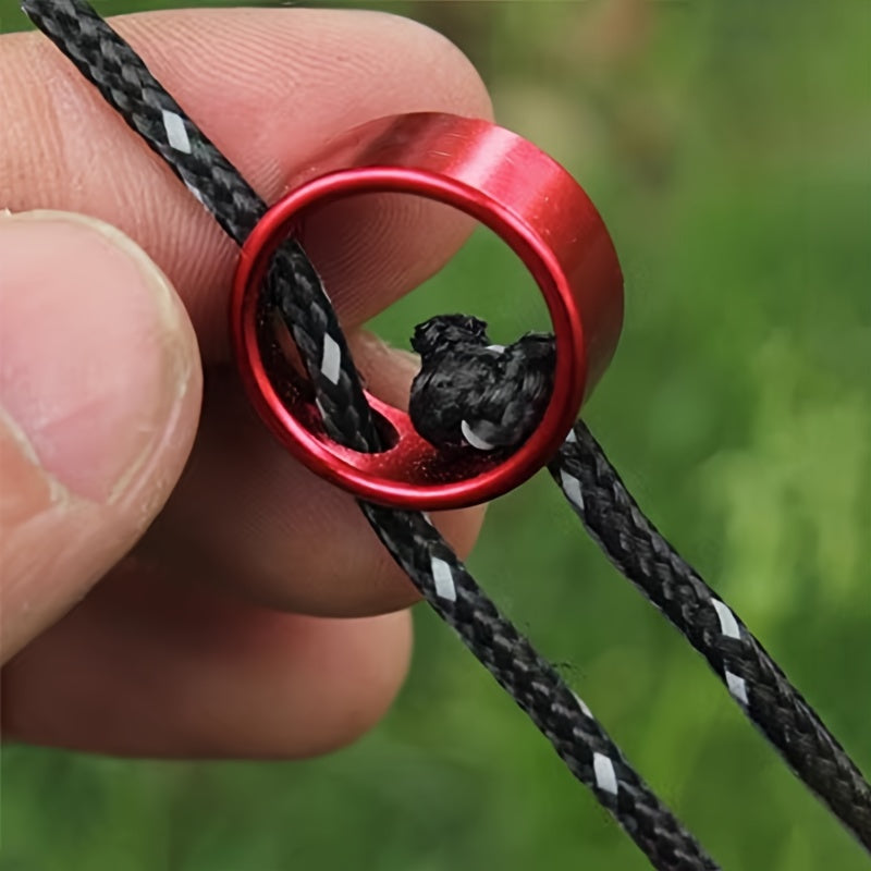12pcs Tent Canopy Wind Rope Cord Tensioners - Tent Rope Adjustment Fixed Rings