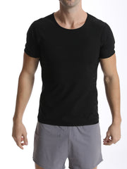 Men's Quick Drying Compression T-Shirt for Fitness Activities