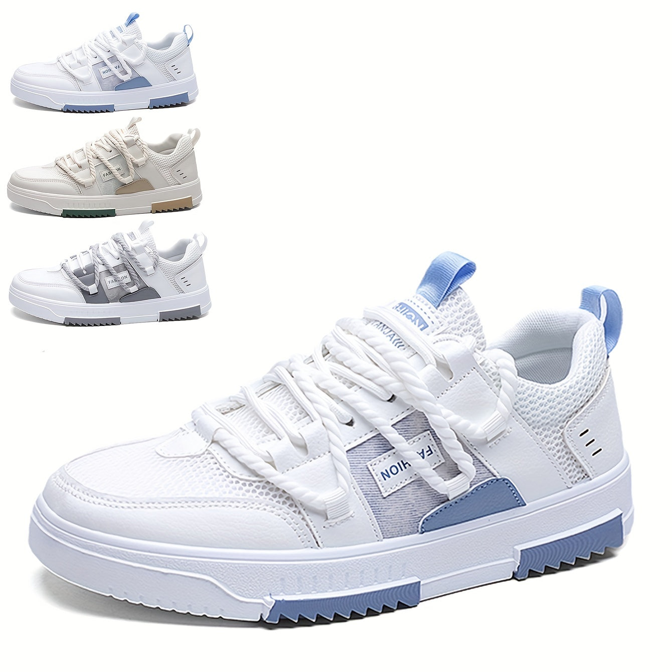 Men's Lace up Skate Shoes Breathable with Good Grip