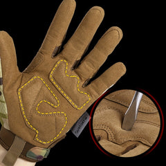 Retro Touch Screen Motorcycle Gloves Rubber Protection Airsoft Paintball