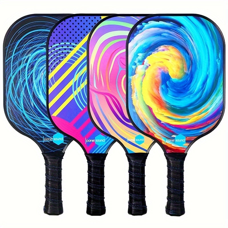 Pickleball Racket Set w/ 4 Balls, Carry Bag, Fiberglass, Indoor/Outdoor