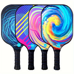 Pickleball Racket Set w/ 4 Balls, Carry Bag, Fiberglass, Indoor/Outdoor
