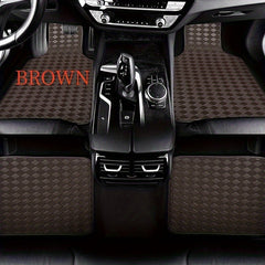 4pcs Waterproof PVC Car Floor Mats For Men And Women
