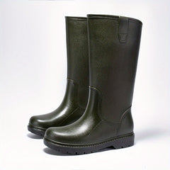 Men's Waterproof High Top Rain Boots for Outdoor Fishing