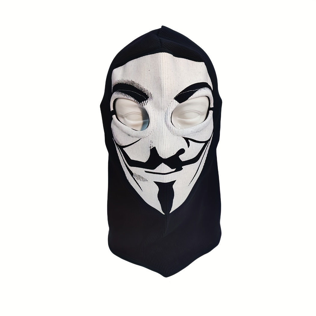 Halloween Dress Up Hat Riding Mask Sweat Absorption Sunscreen Headgear
